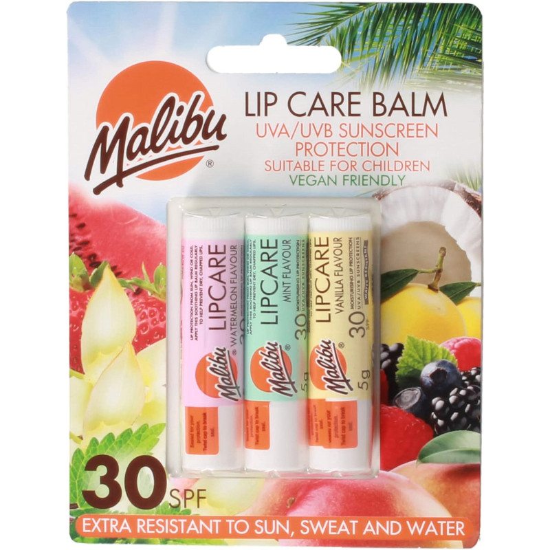 Malibu Sun SPF 30 Lip Balm Sunscreen, Currently priced at £3.46b